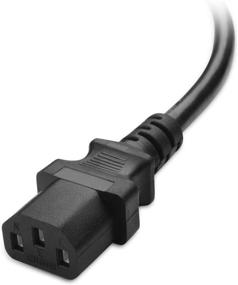 img 1 attached to Cable Matters 2-Pack 16 AWG Heavy Duty 3 Prong Computer Monitor Power Cord – 10 Feet, UL Listed (NEMA 5-15P to IEC C13)