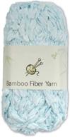 jubileeyarn fun and funky bamboo bulky weight cotton candy blue - 2 skeins: cozy, stylish yarn for creative projects logo