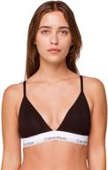 calvin klein underwear triangle bralette women's clothing logo