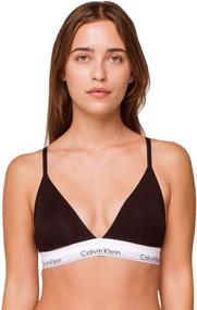 img 2 attached to Calvin Klein Underwear Triangle Bralette Women's Clothing