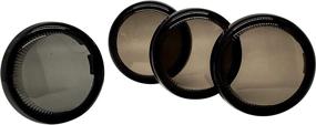 img 1 attached to Set (4) OZ-USA Smoke Turn Signal Lens Harley Deuce-Style Snap On Street Glide FLHX Replacement Lens For OEM #68973-00