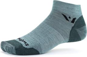 img 4 attached to Swiftwick PURSUIT ONE Ultralight Merino Wool Running and Golf Socks