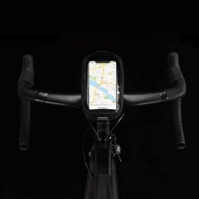 img 2 attached to 🚲 Waterproof ROCKBROS Bike Phone Mount Bag - Front Frame Bag with Handlebar Holder for Mountain & Road Bike - Fits Phones Under 6.5" - iPhone 11 Pro Max, S10 Plus