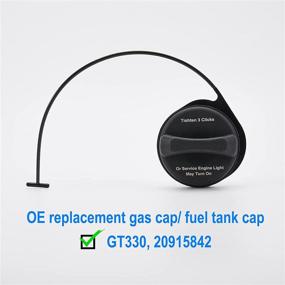 img 2 attached to 🔧 SMARTISAN Gas Cap Replace GT330, 20915842: Compatible with Chevy, GMC, Cadillac, Saturn & More (2004-2011)