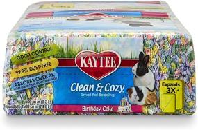 img 2 attached to 🎂 Kaytee Clean & Cozy Birthday Cake Bedding: 500 Cubic Inch Delight