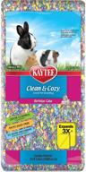 🎂 kaytee clean & cozy birthday cake bedding: 500 cubic inch delight логотип