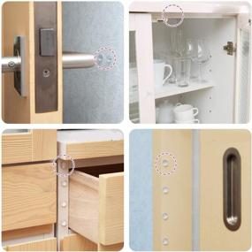 img 2 attached to 200 PCS Self-Adhesive Clear Rubber Cabinet and Drawer Bumpers - Furniture, Table, and Laptop Protection