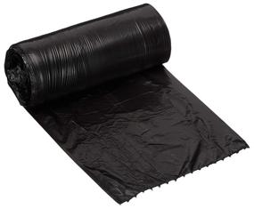 img 3 attached to AmazonCommercial 16 Gallon Trash Bags - 24x32 inches - 1 MIL Black Commercial Garbage Bags - Pack of 150