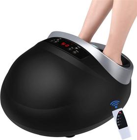 img 3 attached to 👣 KYY Electric Foot Massager Machine with Remote Control, Heating Function, Fits feet up to Size 12 - Enhanced for SEO