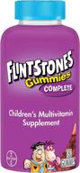 🍬 флинтстоуны жевательные мишки: многофункциональный мультивитамин для детей и малышей, 180 шт. логотип