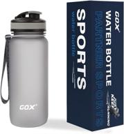 gox sports water bottle proof logo