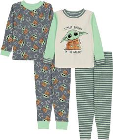 img 4 attached to Snug Cotton Pajamas Child Stars