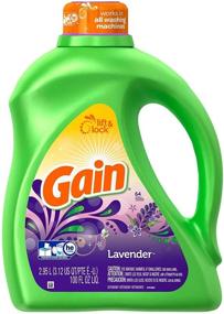img 2 attached to 🌸 GAIN Spring Lavender Liquid Detergent - 100 Fluid Ounces