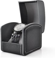 🖤 hunger faux leather одиночный браслет браслет ювелирные часы в подарочной коробке черного цвета логотип