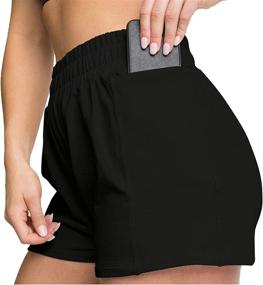 img 4 attached to Strike a Perfect Balance of Comfort and Style with WEESO Women's Casual Running Shorts - Featuring Convenient Side Pockets!