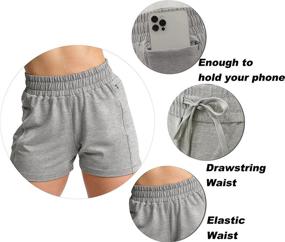 img 3 attached to Strike a Perfect Balance of Comfort and Style with WEESO Women's Casual Running Shorts - Featuring Convenient Side Pockets!