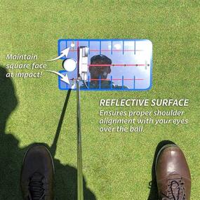 img 3 attached to 🏌️ Enhance Your Putting Performance with the GoSports Golf Putting Alignment Mirror – Standard and XL Training Aids for Improved Accuracy