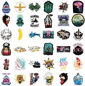 img 2 attached to 🏴 SEBADA 100Pcs Sea of Thieves Stickers - Laptop Motorcycle Bicycle Skateboard Luggage Decals [No-Duplicate Pack] HXQX
