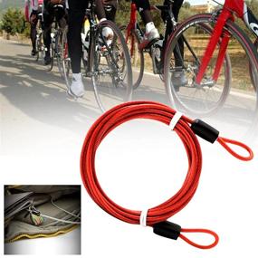 img 4 attached to Bike Cable Lock Sports & Fitness for Cycling