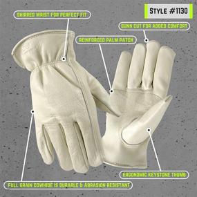img 2 attached to 🧤 Wells Lamont 1130XXX Reinforced Construction Gloves