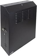 📦 navepoint 5u low profile vertical wall mount enclosure with 20 inch switch depth, patch panel cabinet in black логотип