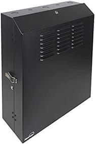 img 1 attached to 📦 NavePoint 5U Low Profile Vertical Wall Mount Enclosure with 20 Inch Switch Depth, Patch Panel Cabinet in Black