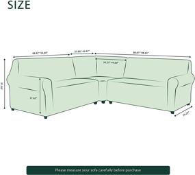 img 2 attached to CHUN YI Sectional Slipcover Replacement