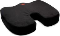 🪑 hs1421 orthopedic seat cushion - high sierra premium soft plush 100% pure memory foam fit with washable cover logo