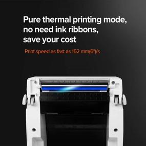 img 2 attached to 🖨️ High-Speed Thermal Shipping Label Printer - Direct Thermal Printer for Amazon, eBay, Etsy, Shopify - 4x6 Label Printer with Multi-functional Printing - Comparable to Dymo 4X