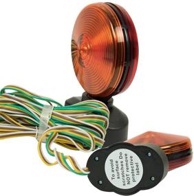 img 3 attached to Blazer International LT330 Красный набор прицепных фонарей с двусторонней магнитной опцией