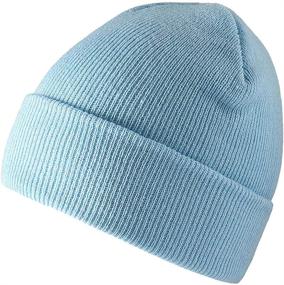 img 4 attached to TYONMUJO Unisex Adult Knit Beanie: Warm and Snug Hat Cap for Men and Women