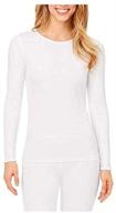 cuddl duds climatesmart womens white logo