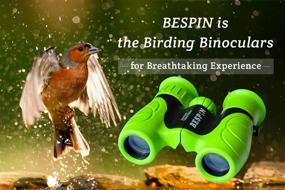 img 3 attached to BESPIN Binoculars for Kids: Enhance Wildlife Exploration with High-Resolution Real Optics and Reversible Bird Map