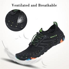 img 3 attached to Mishansha Women's Barefoot Diving Sports Shoes for Women - Athletic Performance