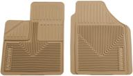 🏞️ husky liners front floor mats: perfect fit for mdx (01-06) & terraza/uplander (05-07) in tan logo