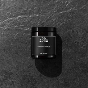 img 3 attached to 🛀 Baker Rye Co. Sea Salt Charcoal Facial Scrub: Men's Facial Scrub for Smoother Shaving, Reduced Razor Burn, and Deep Cleaning; Removes Dead Skin and Debris