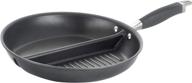 🍳 anolon advanced hard anodized nonstick divided grill/griddle pan/skillet - 12.5 inch, gray: the ultimate cooking companion logo