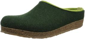 img 4 attached to Shop the Ultimate Comfort: HAFLINGER Grizzly Kris Clog Charcoal