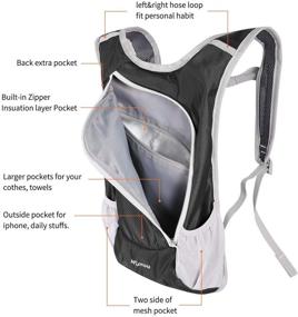 img 1 attached to 🎒 KUYOU Hydration Pack - 2L Hydration Backpack with Lightweight Insulation Water Pack for Running, Hiking, Riding, Camping, Cycling, Climbing - Suitable for Men & Women