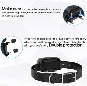 img 2 attached to 🐶 Pedono IPX7 Waterproof Dog Shock Collar - Electronic Rechargeable Training Collar with Beep, Vibration, and Shock, 1200ft Remote Range, Adjustable Belt - Ideal for Dogs (with Remote)