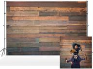 📸 basifoto retro brown wood backdrops: wooden wall photo backgrounds for pictures, 7x5ft logo