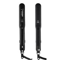 argan oil steam hair straightener flat iron - 450f professional straightening tool for hair care and styling logo