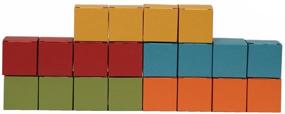 img 3 attached to 🎁 Очаровательные перламутровые винтажные мини подарочные коробки: идеально подходят для свадеб, ювелирных изделий, конфет, вечеринок и бэби-шоуеров - набор из 20 штук (золотые, красные, синие, зеленые, оранжевые)