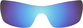 img 4 attached to Upgrade Your Batwolf Sunglasses with Revant's Polarized MirrorShield Replacement Lenses for Men