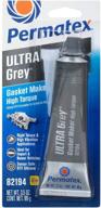 🔧 permatex 82194 ultra grey rigid high-torque rtv silicone gasket maker: superior performance in a 3.5 oz. size logo