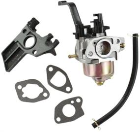 img 4 attached to HURI Carburetor Kit with Intake Manifold and 🔧 Gaskets for Champion Power Equipment 3500 4000 Watts Gas Generator