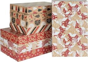 img 4 attached to 🎁 RUSPEPA Holiday Assorted Box Pattern Retail Displays & Supplies