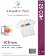 hayes paper co. sublimation paper: ultimate heat transfer solution for shirts, ceramic mugs, and more! 110 sheets, 8.5x11 in., 125 gsm logo