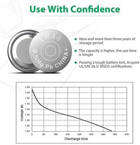 img 2 attached to 🔋 Reliable Power Source: LiCB 20 Pack LR44 AG13 357 303 SR44 Battery for Long-lasting Performance