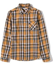 img 3 attached to Tronjori Yellow Woven Sleeve Button Boys' Clothing and Tops: Find the Perfect Tees & Shirts!